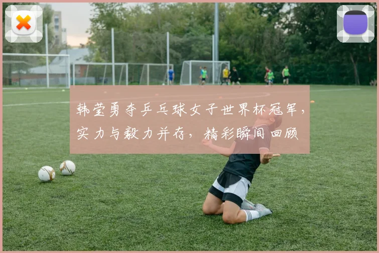 韩莹勇夺乒乓球女子世界杯冠军，实力与毅力并存，精彩瞬间回顾